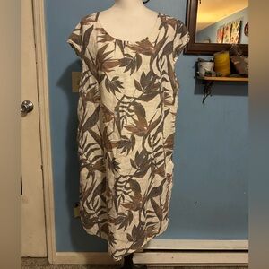 Lungo L’Arno, 100% Linen, Plus Sized, Dress